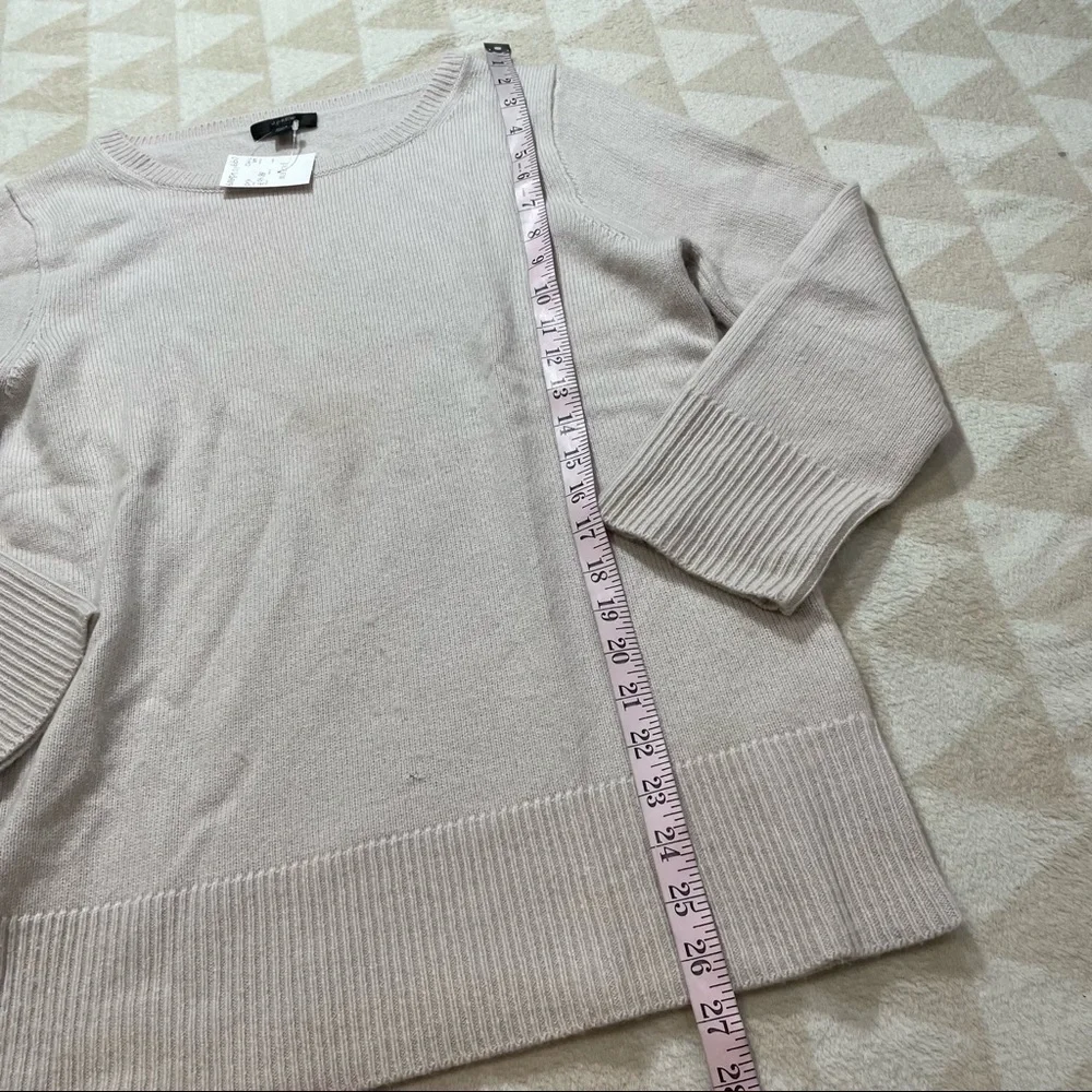 J crew wool recycled cashmere oversized sweater antique linen